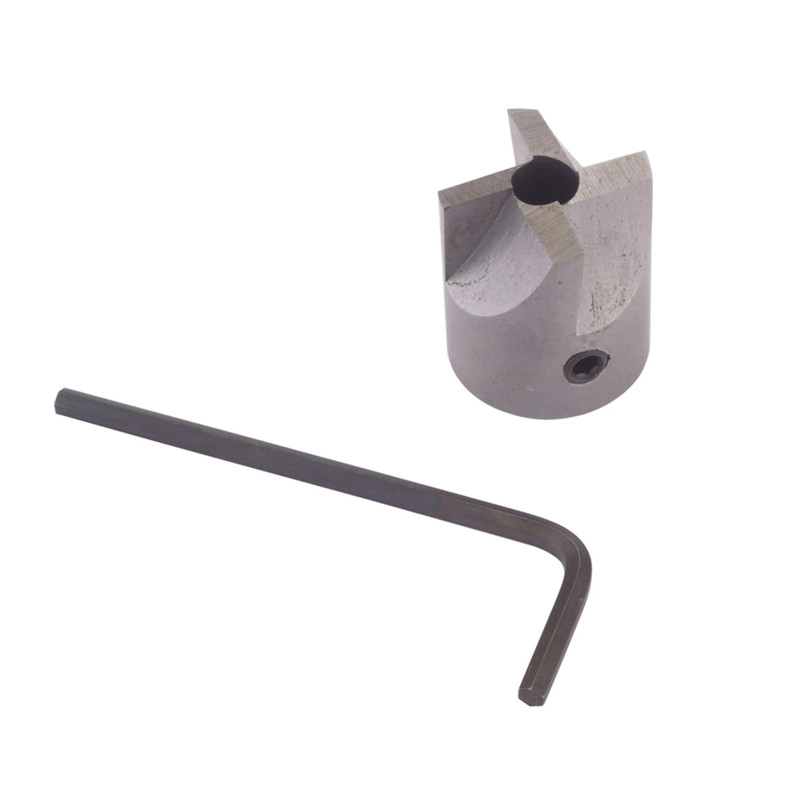 Pen Mill Barrel Trimmer Head - Carbide Steel - 3/4" Diameter - Types:4-Blade Trimmer